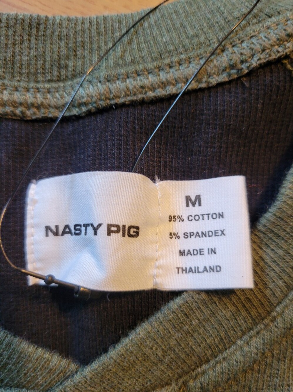 Nasty Pig Snap-Front Thermal Union Suit In Army Green Size M. **NWT - Picture 4 of 9